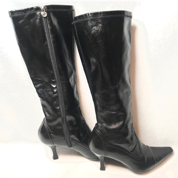 Etienne Aigner Thigh High Riding Boots Heel - Picture 2 of 8
